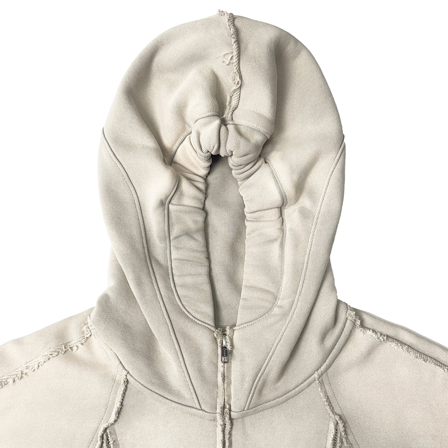 INUIT: Slashstorm Weathered Zip-up Hoodie (Washed Beige)