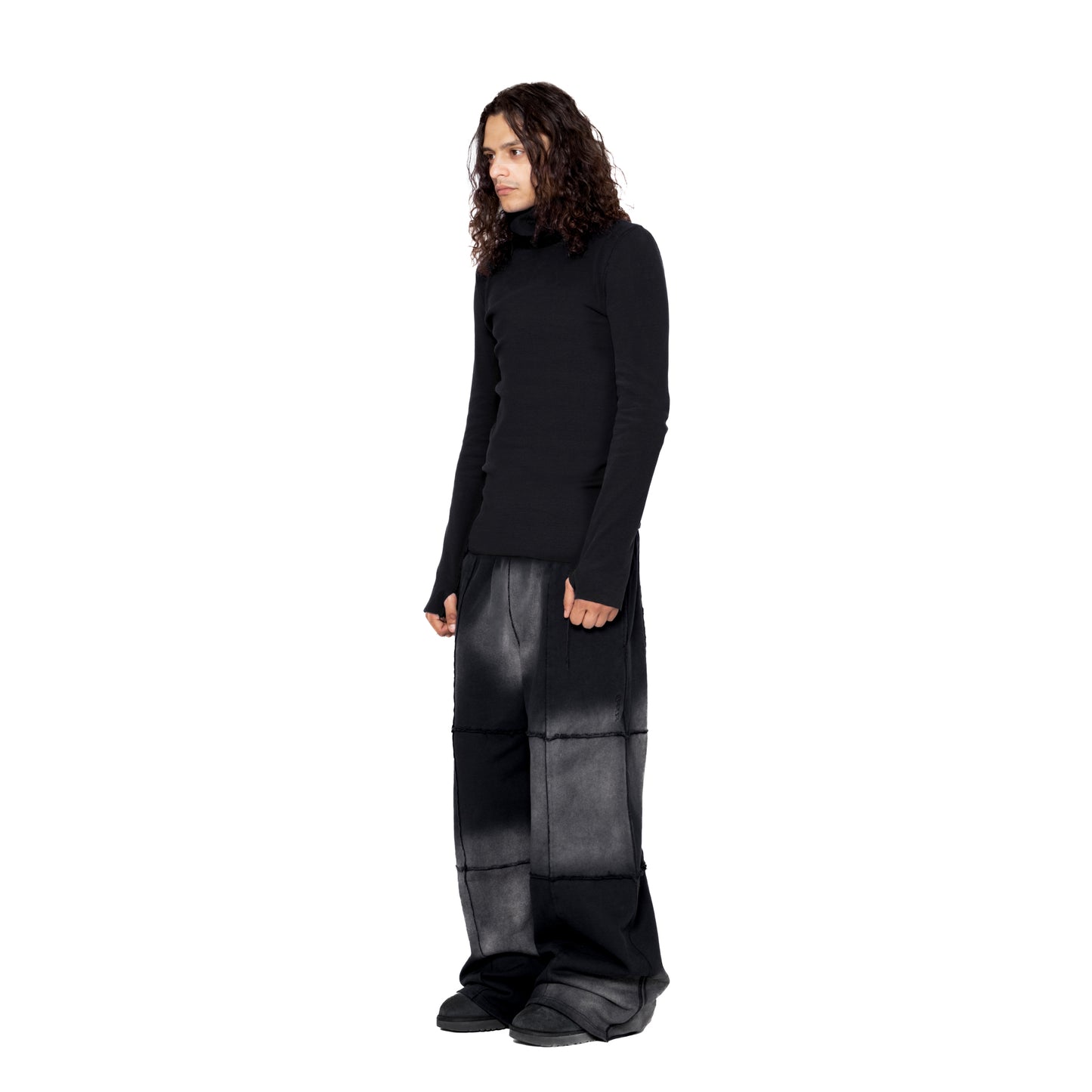 ERROR NYC : Rawline Balaclava Turtleneck (Black)