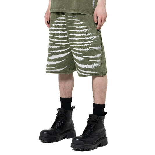 INUIT: Imprint Frost French Terry Shorts (Military Green)