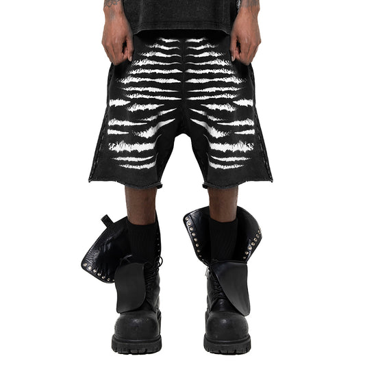 INUIT: Imprint Frost French Terry Shorts (Black)