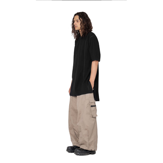 ERROR NYC: Inside-out Side Slitline T-shirt (Black)