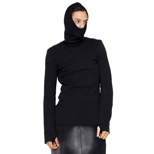 ERROR NYC : Rawline Balaclava Turtleneck (Black)