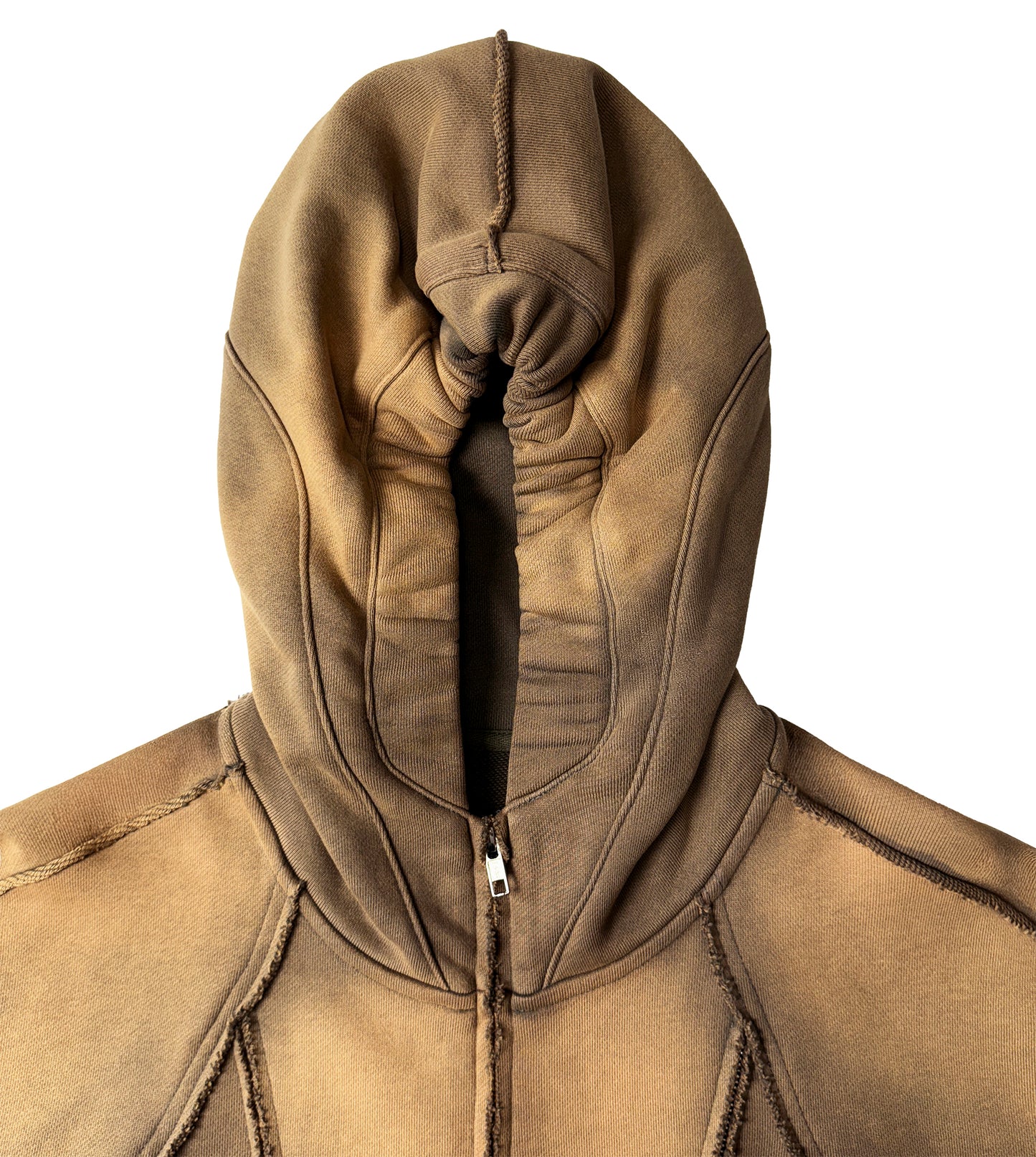 INUIT: Slashstorm Weathered Zip-up Hoodie (Washed Yellow)