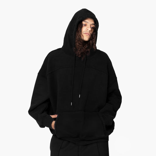 ERROR NYC : Reversible Overfit Hoodie (Black)