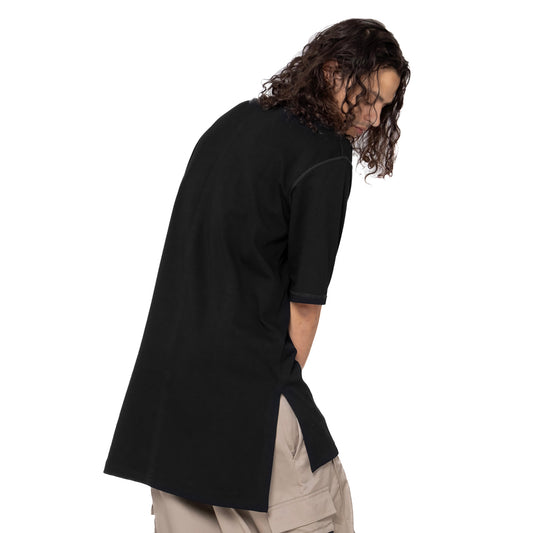ERROR NYC: Inside-out Side Slitline T-shirt (Black)